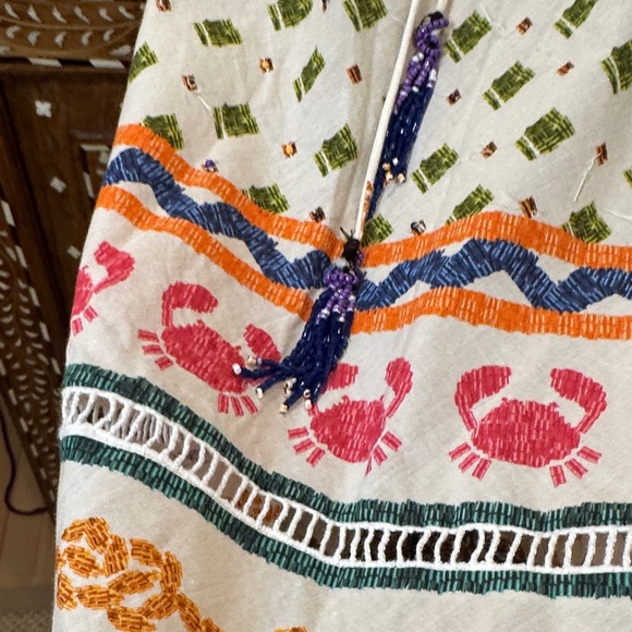 FARM Rio Multicolor Floral Beaded Front Dress - Picture 9 of 16